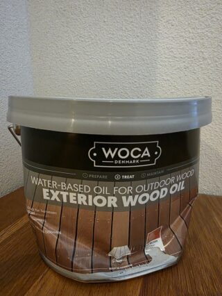 Woca Exterior Wood Oil Roodbruin (Blik is gedeukt)