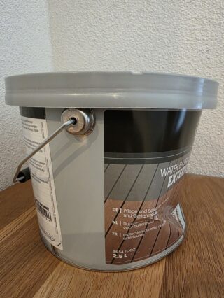 Alternative view of Woca Exterior Wood Oil Roodbruin (Blik is gedeukt)